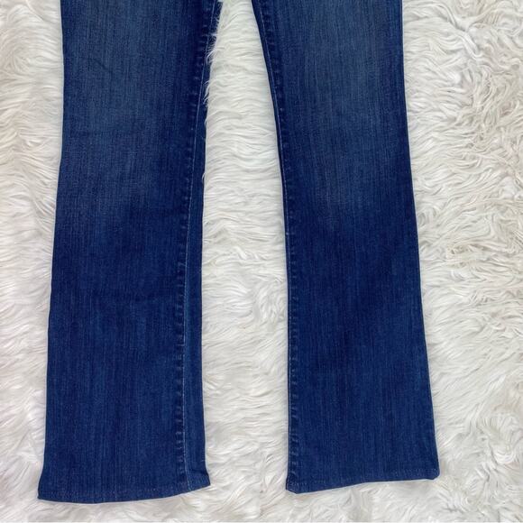 True Religion Women's Becca Midrise Bootcut Blue Size 26 Distressed - Picture 3 of 14